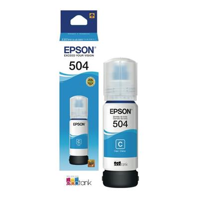 TINTA EPSON 504 CYAN 70ml