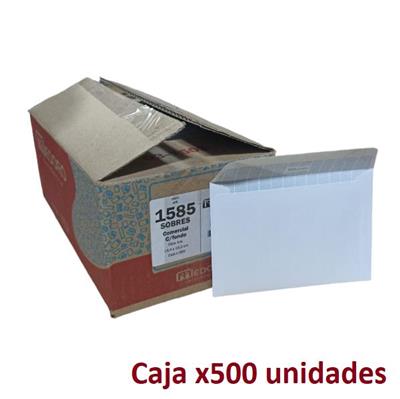 SOBRE COMERCIAL MEDORO 1585 80gr CAJAx500u