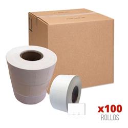 ROLLO ETIQUETAS ADHESIVAS P/PRECIOS x100u