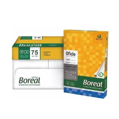 RESMA OFICIO 75g BOREAL CAJA x10u