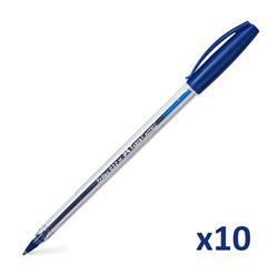 BOLIGRAFO FABER TRILUX 032 AZUL x10u