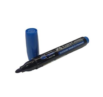 MARCADOR FABER PERM. 52 PTA. REDONDA AZUL