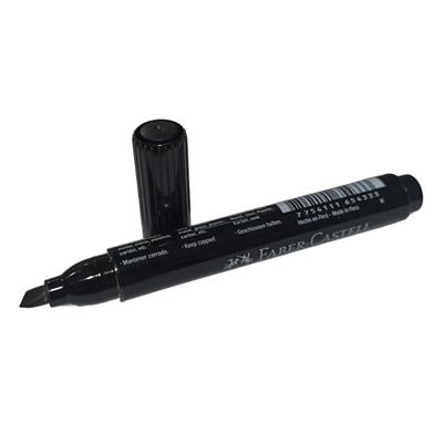 MARCADOR FABER PERM. 54 PTA. BISELADA NEGRO