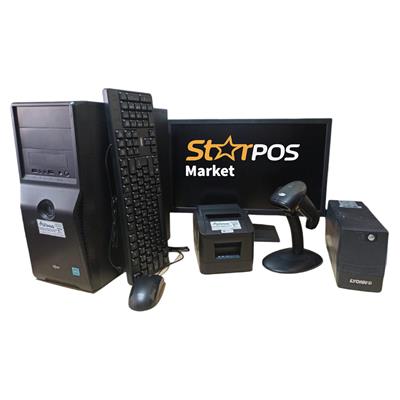 COMBO SOFTWARE FACTURACION STARPOS MARKET + PC CEL