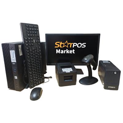 COMBO SOFTWARE FACTURACION STARPOS MARKET + PC CEL