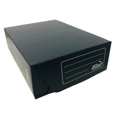 CAJA ARCHIVO PLANA 701 12cm OFICIO NEGRO