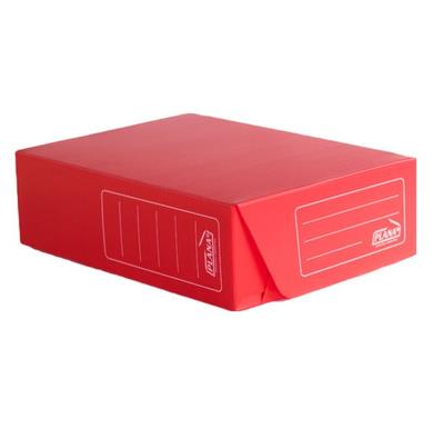 CAJA ARCHIVO PLANA 701 12cm OFICIO ROJO