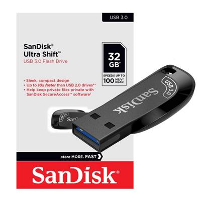 PEN DRIVE SANDISK ULTRA SHIFT 3.0 - 32GB