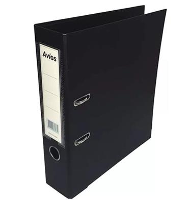 BIBLIORATO AVIOS PVC A4 75 NEGRO