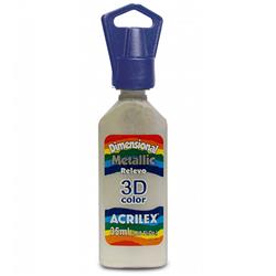 PINTURA DIMENCIONAL METAL ACRILEX 35ML