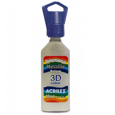 PINTURA DIMENCIONAL METAL ACRILEX 35ML