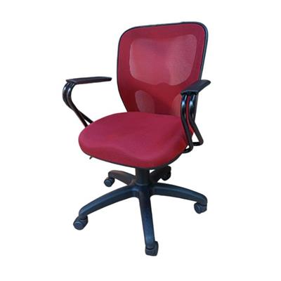 SILLA INDIA GAS ROJA CON APOYABRAZO